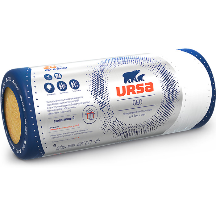 Утеплитель Урса Geo М-11Ф 50х1200х18000